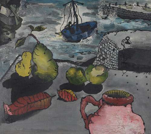 λ Michael Wishart (British 1928-1996), Still life and seasca...