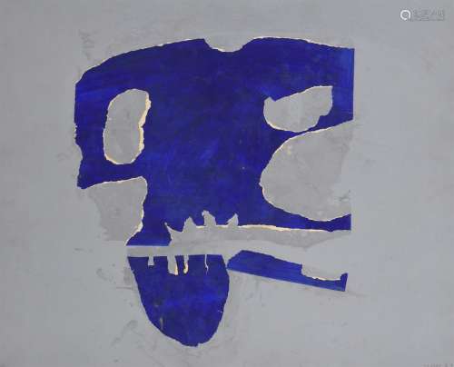 λ Trevor Bell (British 1920-2017), Blue skull form