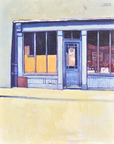 λ Hector McDonnell (Irish b. 1947), Shop near Dublin Castle