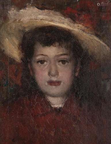 Circle of Philip Wilson Steer (British 1860-1942), Head of a...