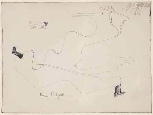 λ Emmy Bridgwater (British 1906-1999), Surrealist Figure and...