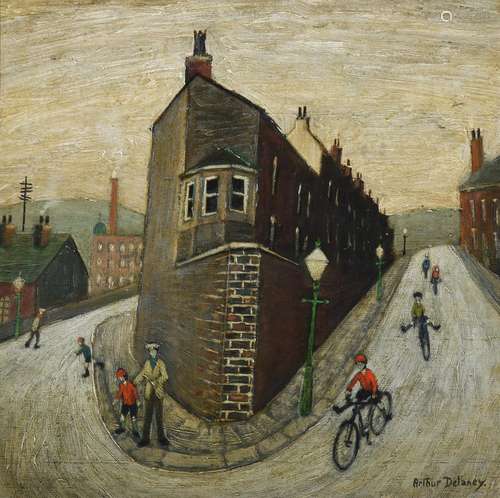 λ Arthur Delaney (British 1927-1987), Free Wheelers at Hebde...