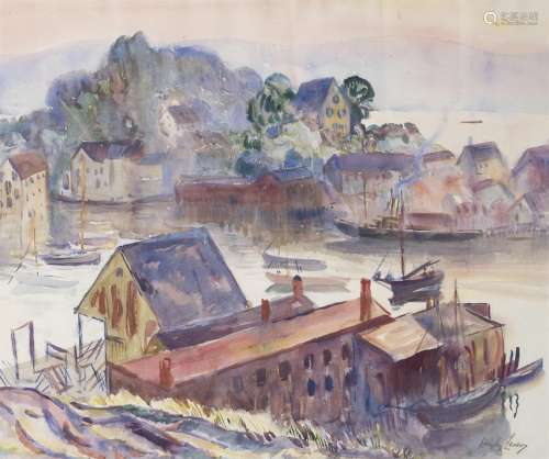 Richard Hayley Lever (American 1876-1958), Fish Houses