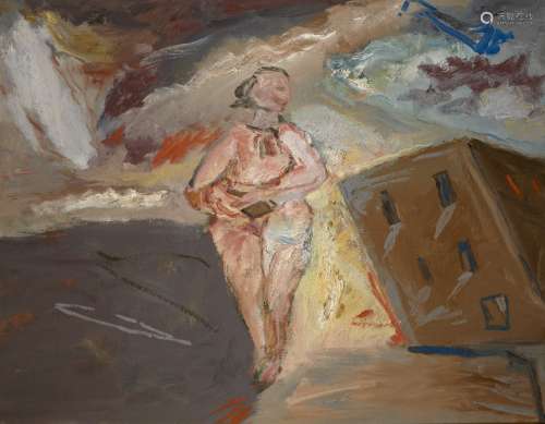 Maurice Cockrill RA, British 1926-2013 - Untitled (Nude), 19...