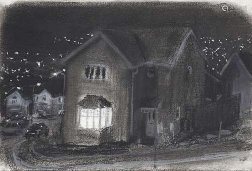Danny Markey, British b.1965 - Estate at Night 2, 2003; past...