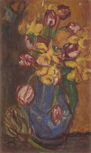 Sir Matthew Smith CBE, British 1879–1959 - Tulips, c. late 1...