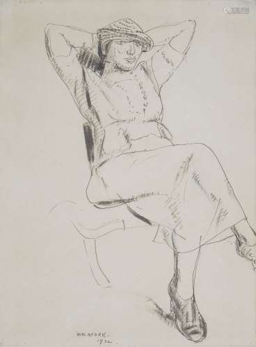 Alfred Wolmark RA, British/Polish 1877–1961 - Seated Woman, ...