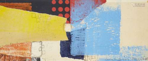 Graham Davis, British b.1944 - Untitled Abstract Composition...