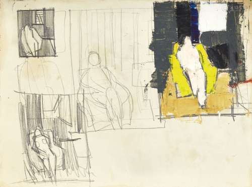 Peter Kinley, British 1926-1988 - Double-sided sketchbook st...