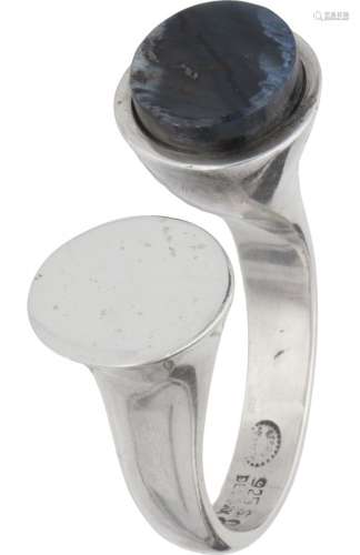 Bent Gabrielsen for Georg Jensen no.173 silver ring set with...