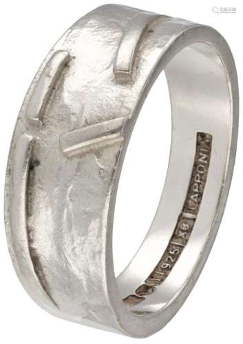 Björn Weckström for Lapponia silver design ring - 925/1000.
