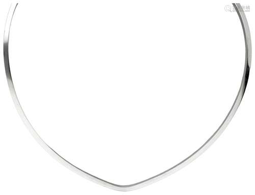 Silver Georg Jensen no.A1A modernist necklace - 925/1000.