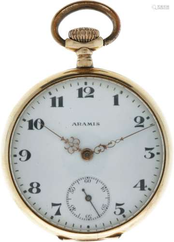 Aramis lever escapement 14 Kt. gold - Men's pocketwatch - ap...