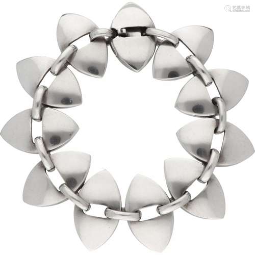 Nanna Ditzel for Georg Jensen no.106 silver modernist bracel...