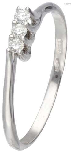 18K. White gold Bliss ring set with approx. 0.09 ct. diamond...