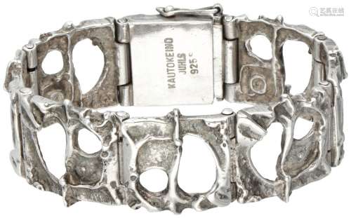 Juhls Kautokeino no.752 silver 'Tundra' bracelet - 925/1000.
