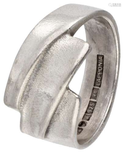 Zoltan Popovits for Lapponia silver 'Electra' ring - 925/100...
