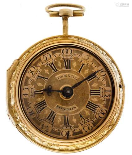 Thornton London Verge Fusee - Men's pocket watch - apprx. 17...