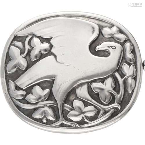 Kristian Moehl-Hansen for Georg Jensen no.166 silver 'Eagle'...