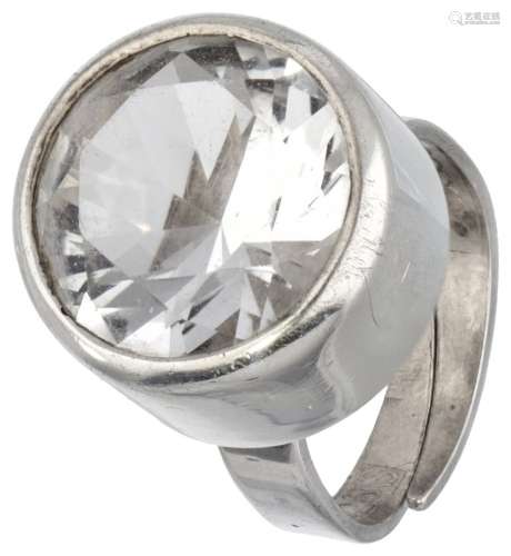 Silver Bengt Hallberg Swedesign vintage ring set with approx...