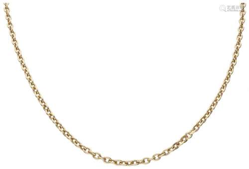 18K. Yellow gold Tirisi Moda link necklace.