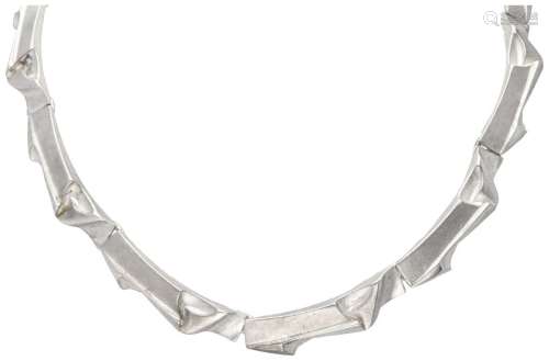 Modernist silver Lapponia necklace - 925/1000.