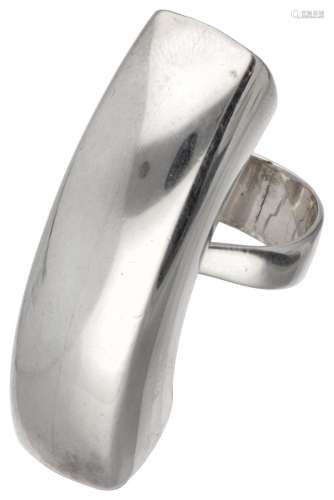 Astrid Fog for Georg Jensen no.157 silver modernist ring - 9...