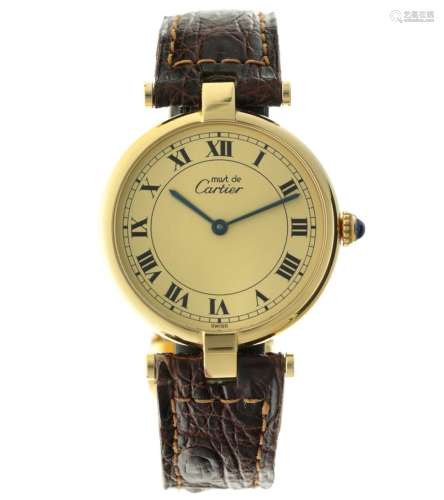Cartier Must Vermeil 1861 - Unisex watch - apprx. 2000.