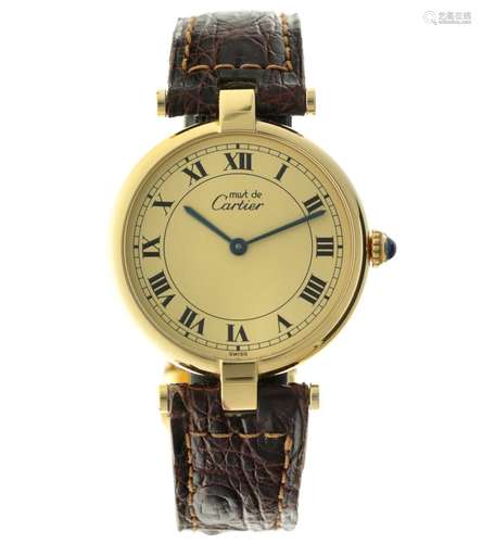 Cartier Must Vermeil 1861 - Unisex watch - apprx. 2000.