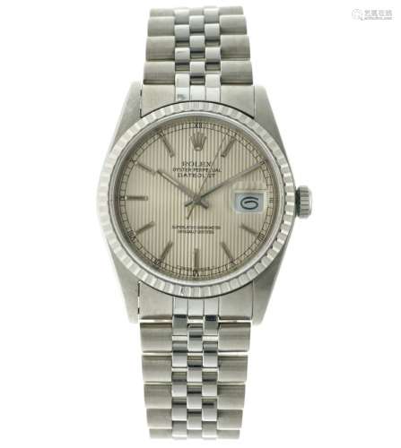 Rolex Datejust Tapestry 16220 - Men's watch - apprx. 1988.