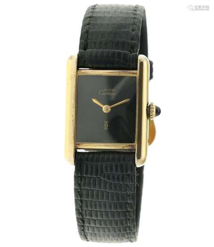 Cartier Tank Must Vermeil - Ladies watch - apprx. 1985.