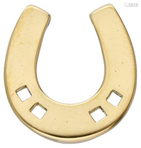 18K. Yellow gold Pomellato pendant in the shape of a horsesh...