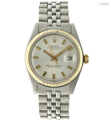 Rolex Datejust ''wide boy'' 1601 - Men's watch - appr. 1973.