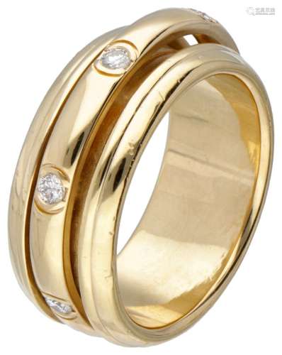 18K. Yellow gold Piaget 'Possession' ring set with approx. 0...
