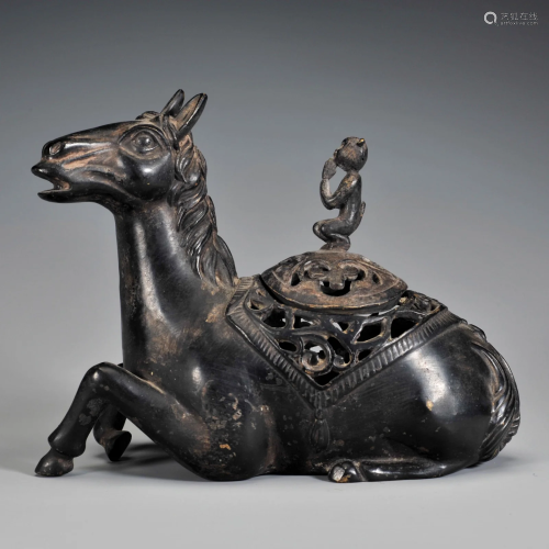 A Bronze Incense Burner Qing Dynasty