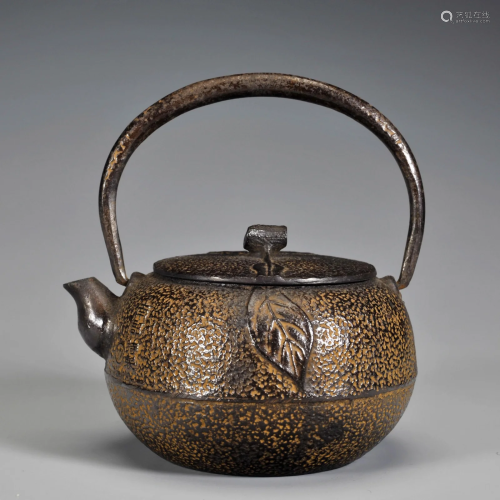 A Japanese Iron Teapotè½