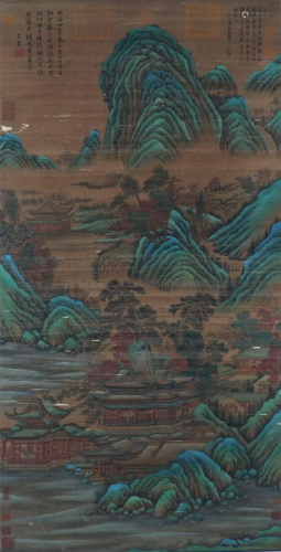 A Chinese Scroll Painting By Zhao Mengfu