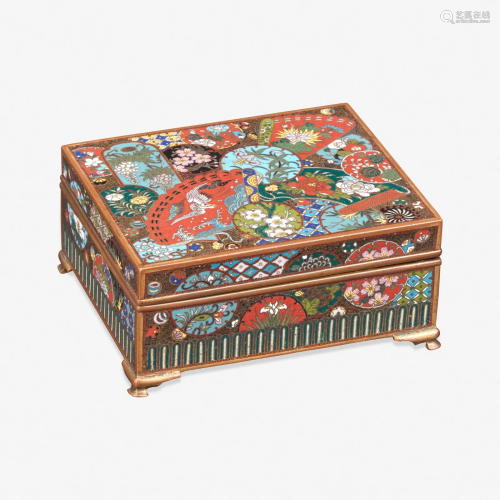 A fine Japanese Cloisonné box 日本