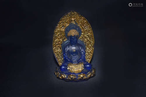 释迦牟尼佛像（蓝）