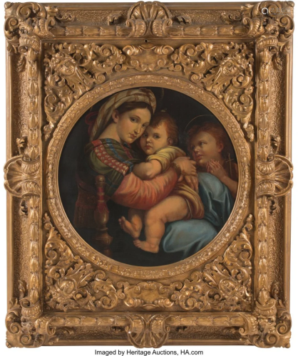 After Raphael (Italian, 1483-1520) Madonna and C