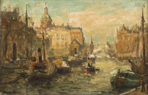 Evert Moll (Voorburg 1878 - 1955 Den Haag), possibly view of...