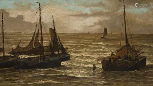 Attributed to H.W. Mesdag (Groningen 1831 - 1915 The Hague),...