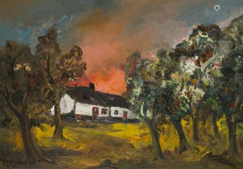Paul Permeke (Sidford, Devon 1918 – 1990 Brugge), A farmyard...