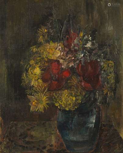 Henriëtte Pessers (Tilburg 1899 - 1986), Still life with flo...