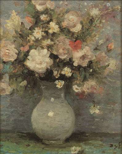 Marcel Dyf (Parijs 1899 - 1985 Bois d'Arcy, Fr.), White rose...