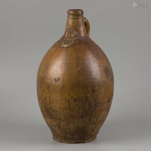 A bartmann/ 'Bartmann' stoneware jug with tiger salt glaze, ...