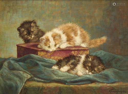 Cornelis Raaphorst (Nieuwkoop 1875 - 1964 Wassenaar), Kitten...