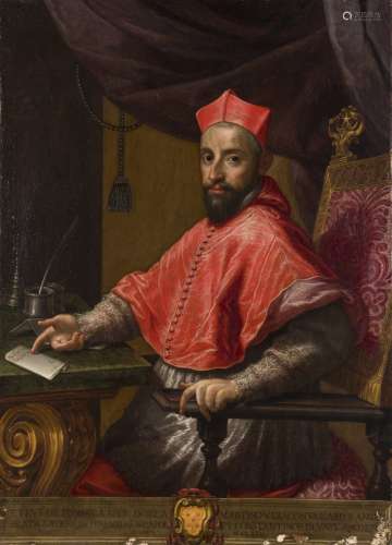 Italian School, 16th / 17th Century. Portrait of cardinal Pe...