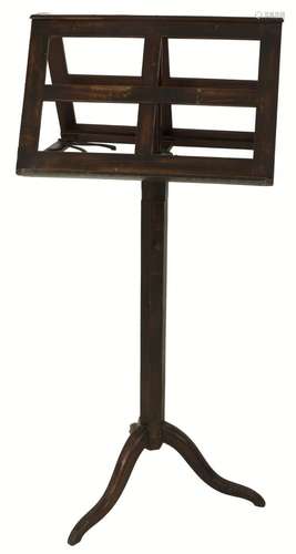 A wooden eclesiastical-/ music stand, 19th century.