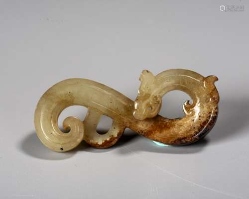 A Chinese Carved Jade Pendant,Ming Dynasty